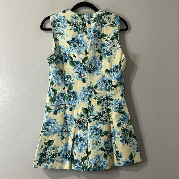 TUCKERNUCK Water's Edge Hydrangea Rhoda Tunic Top Size 10 Yellow Blue NEW Garden - Picture 7 of 14